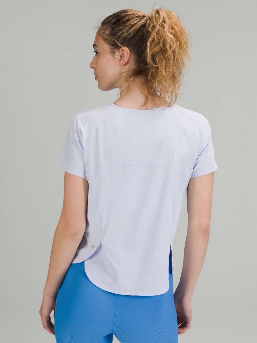 lululemon athletica Light Lavender Short Sleeve Active Tee